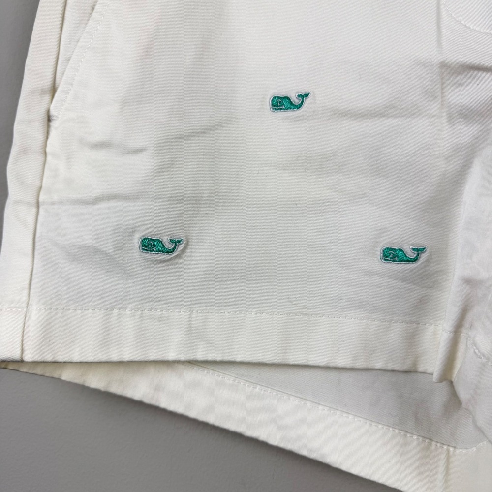 Vineyard Whale Embroidered Washed Dayboat Shorts Size 4 NWT‎ - Picture 2 of 6